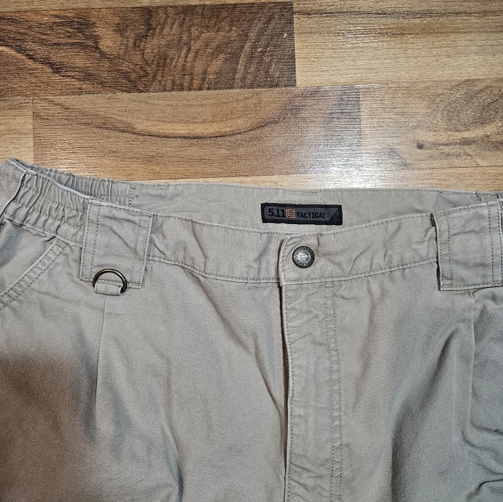 5.11 Tactical Pants Men’s 38x30 Tan Cargo Utility TDU Ripstop Workwear - Picture 7 of 13